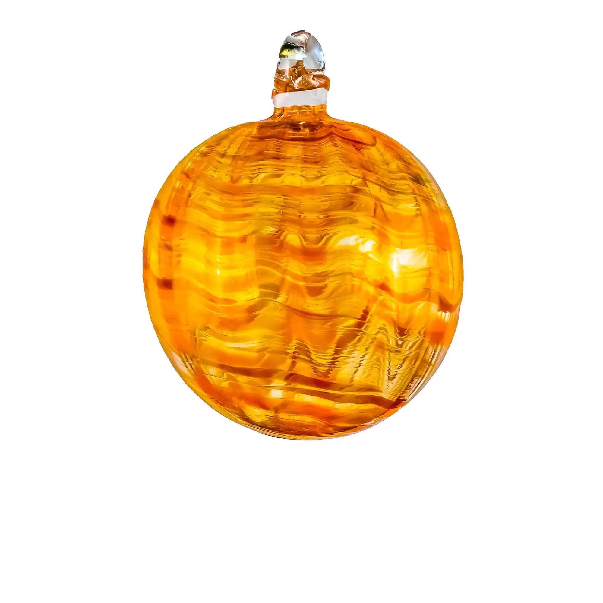 Optic Shaped Blown Glass Ornaments