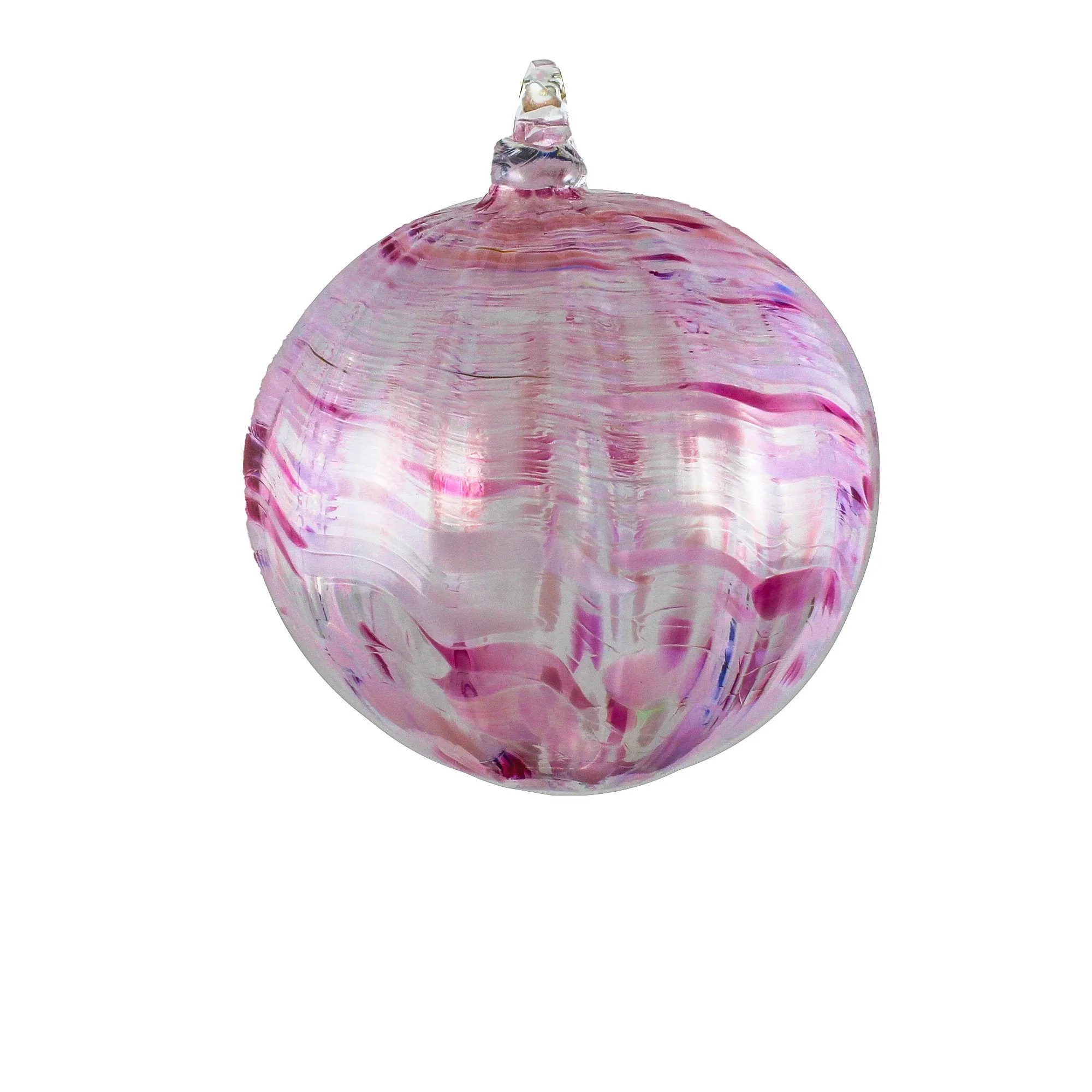 Optic Shaped Blown Glass Ornaments