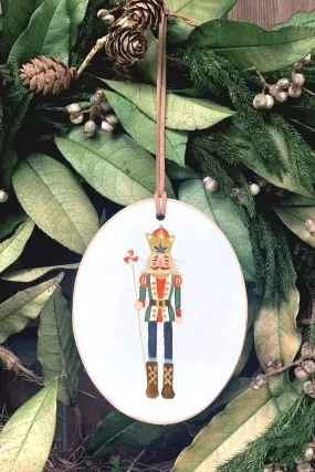 Oval Ornament-Nutcracker