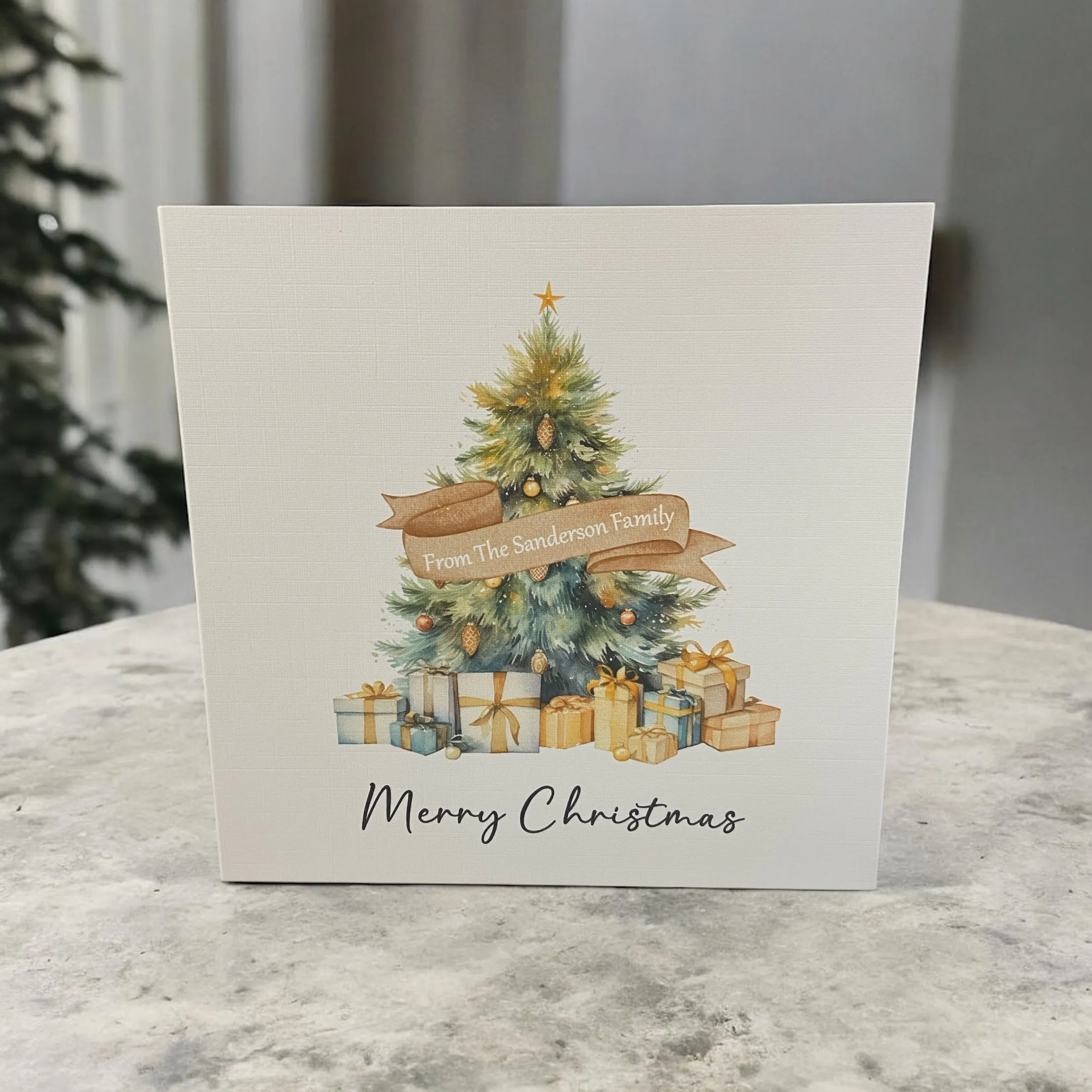 Personalised Christmas Card Pack 10, 20, 30, 40, 50