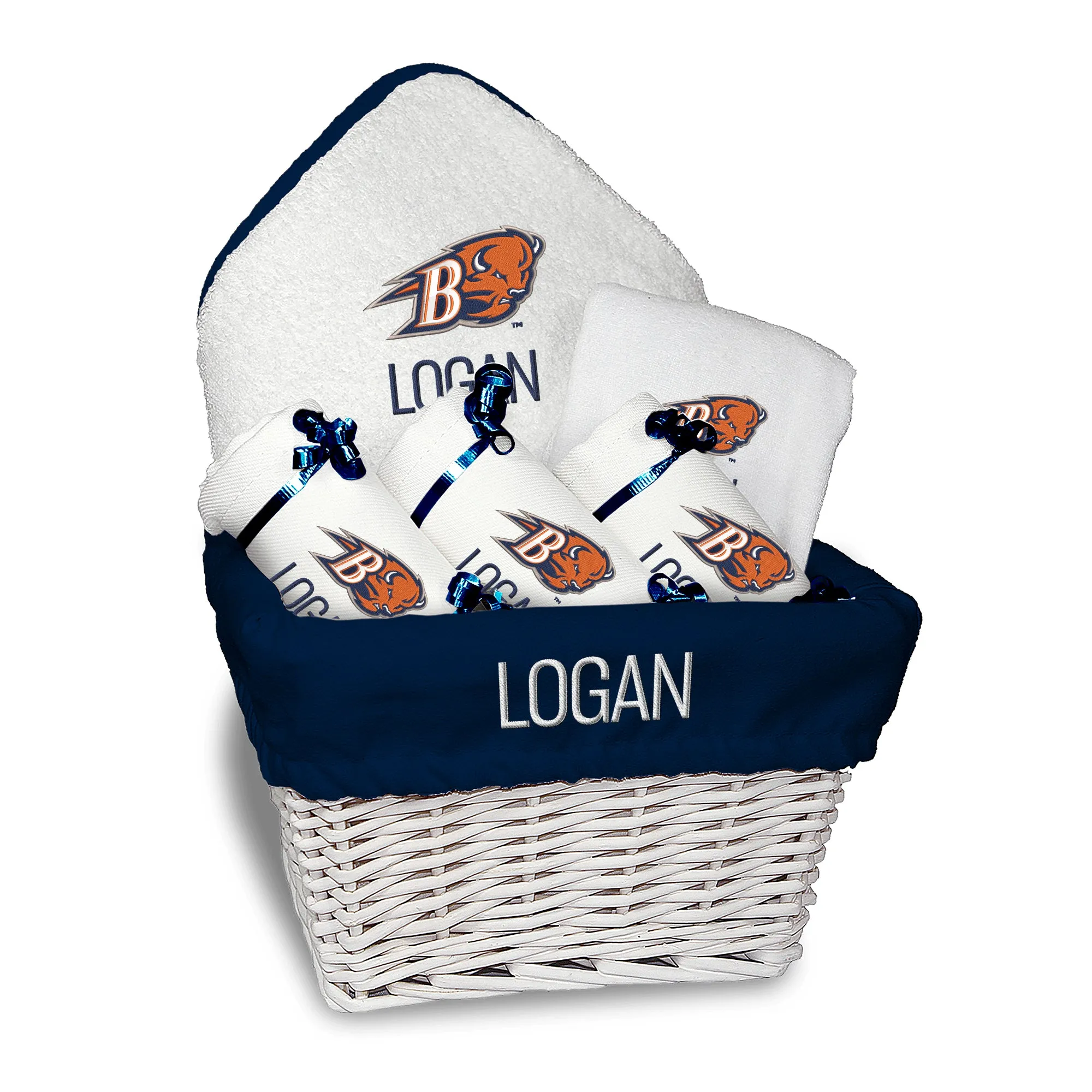 Personalized Bucknell Bison Medium Basket - 6 Items