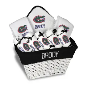 Personalized Florida Gators Large Basket - 9 Items