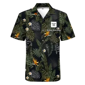 Personalized Hawaii Shirt, Custom Tropical Flower Hawaiian Shirt - All Over Print Custom Hawaiian Shirt - Beach Party Family Hawaiian Sets,XPR130-23020085