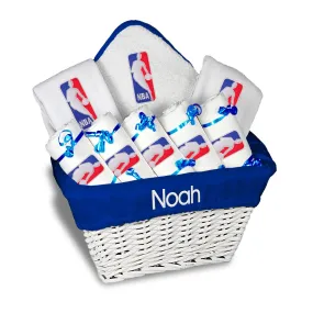 Personalized NBA Logoman Large Basket - 9 Items