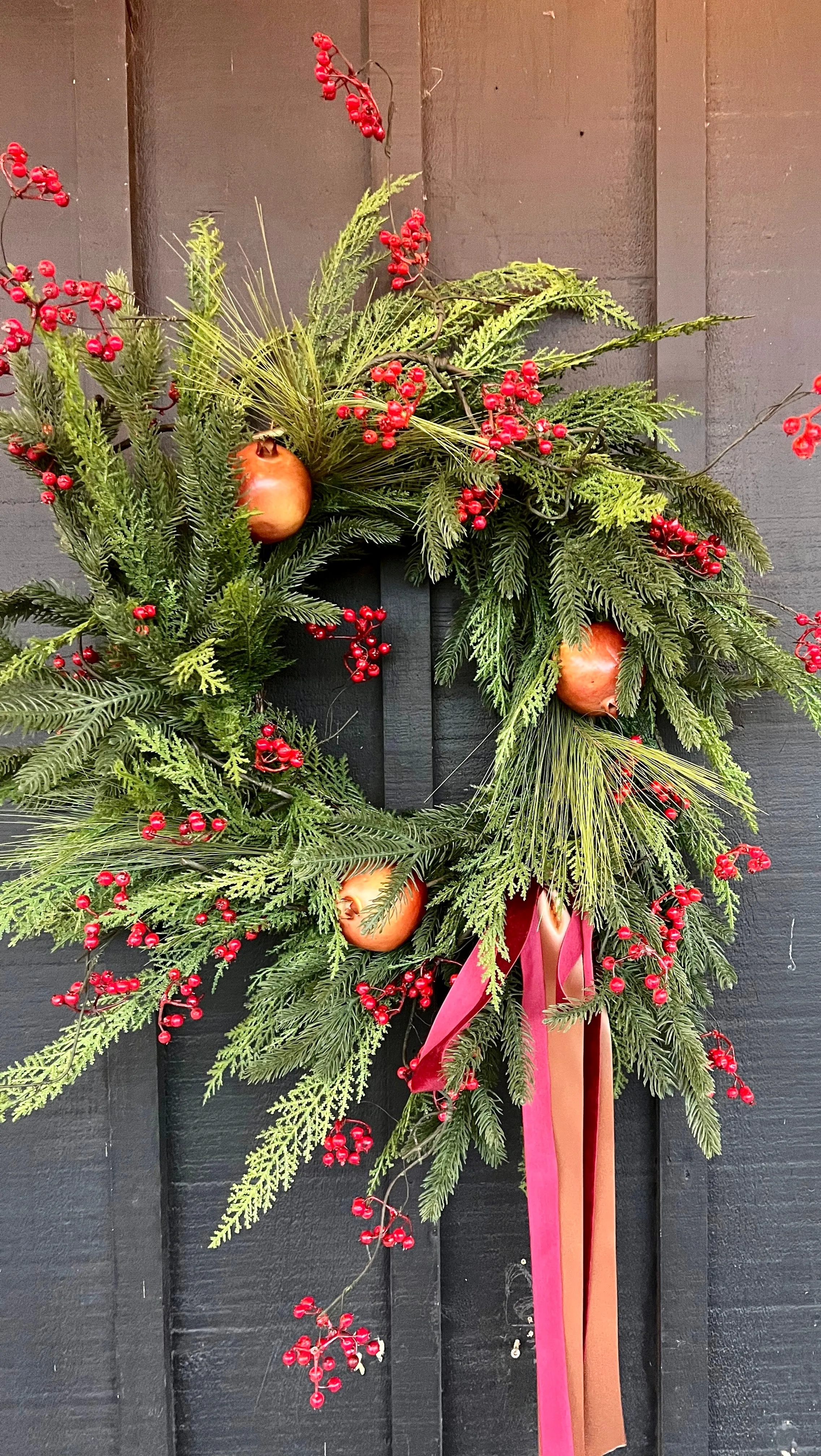 Pomegranate & Berry Wreath