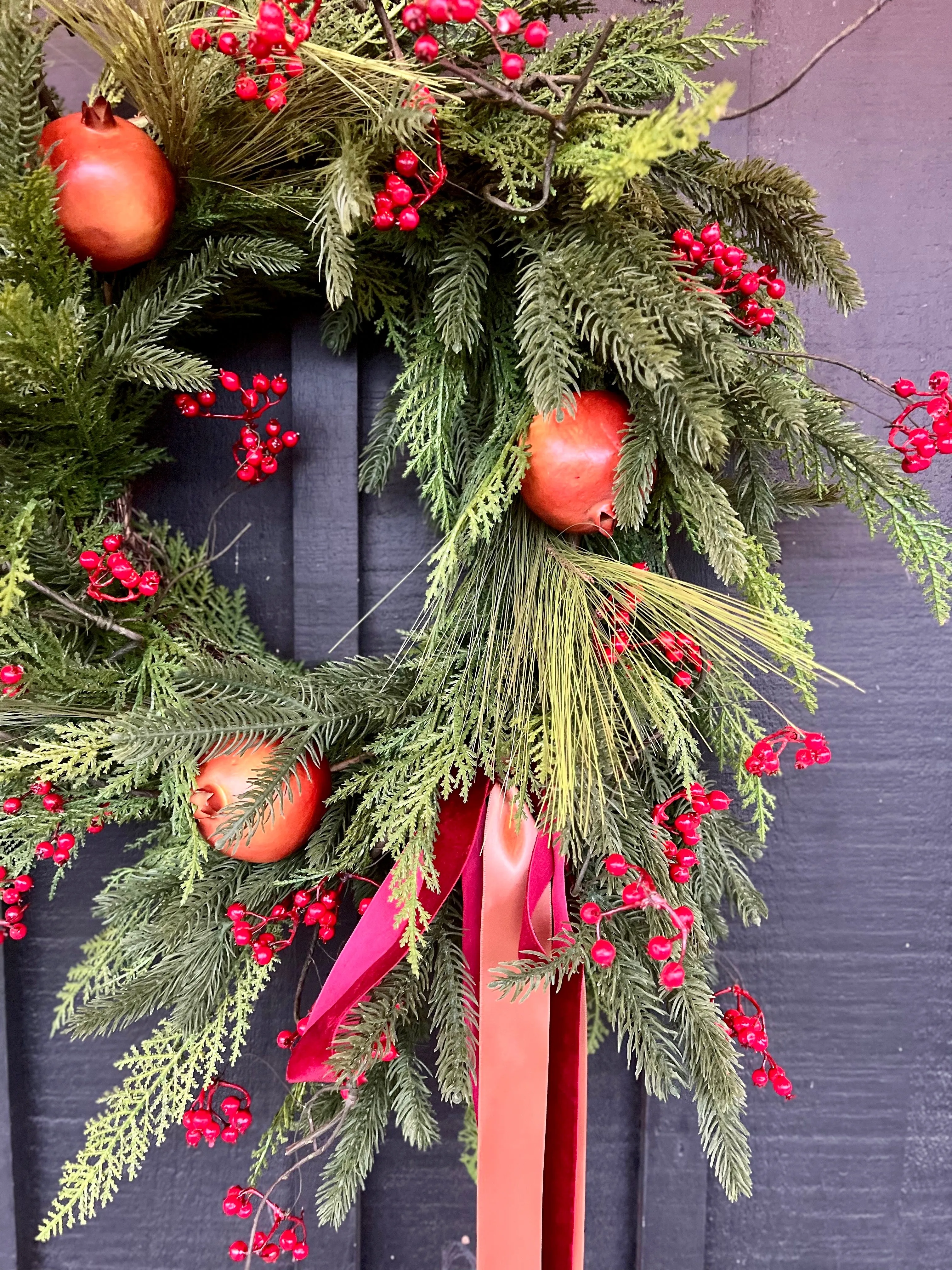 Pomegranate & Berry Wreath