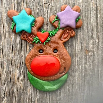 Reindeer Stars Family Christmas Ornament