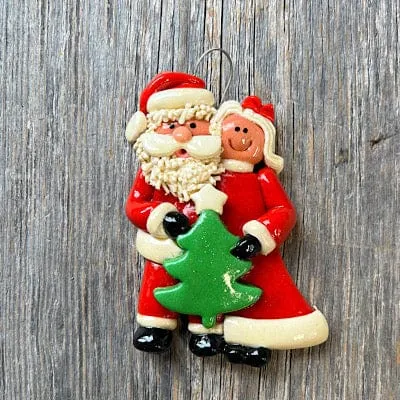 Santa and Mrs. Claus Ornament