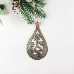 Teardrop Nativity Ornament