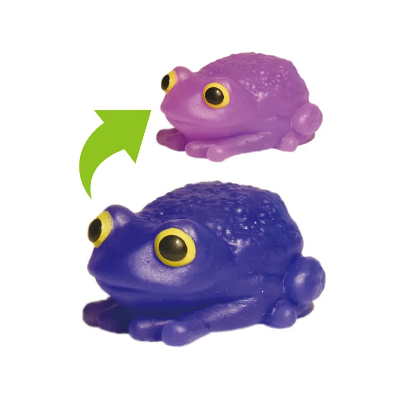 X 70955 Frog  Color Changing Gummy Figurine Capsule-DISCONTINUED