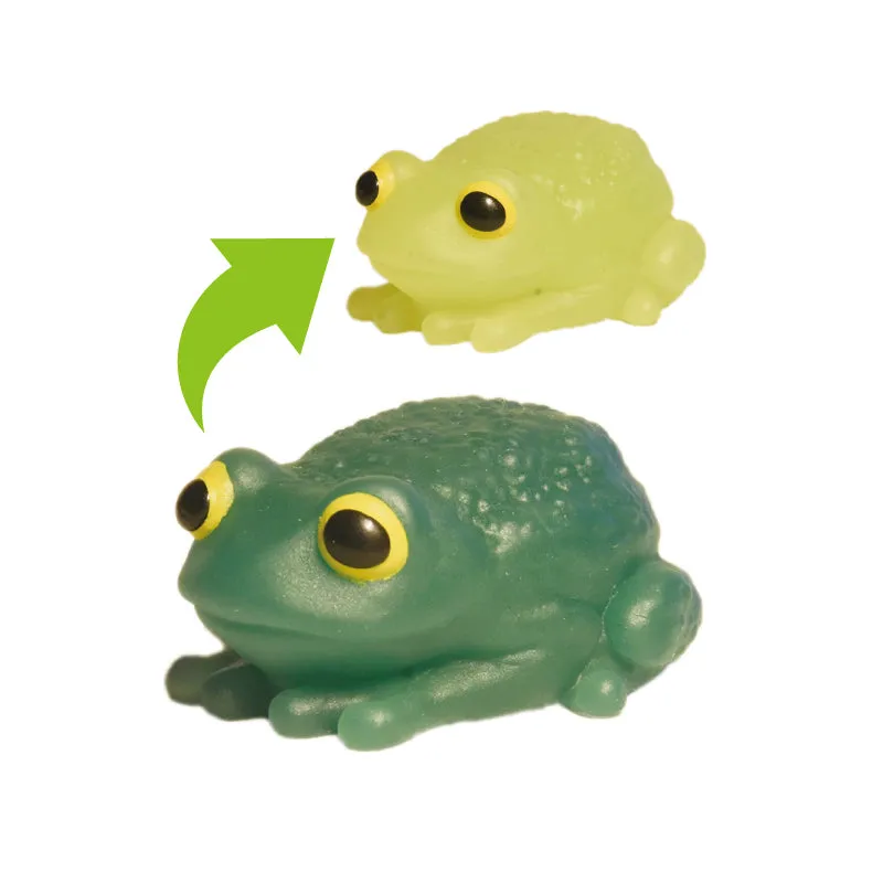 X 70955 Frog  Color Changing Gummy Figurine Capsule-DISCONTINUED