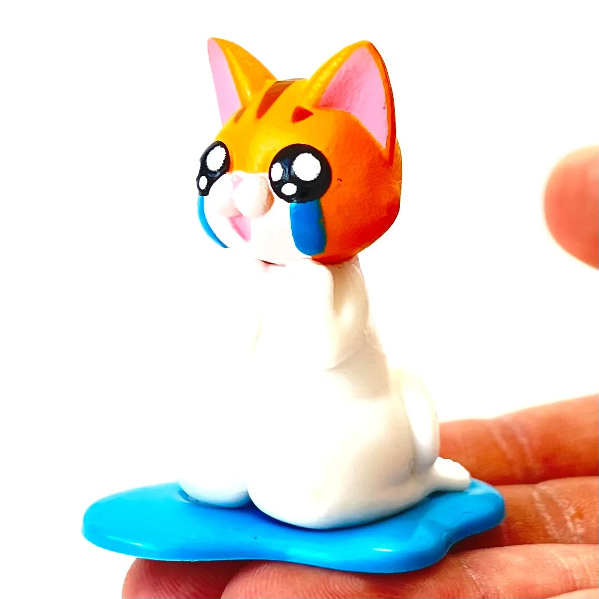 X 70956 Crying Cat Figurine Capsule-DISCONTINUED