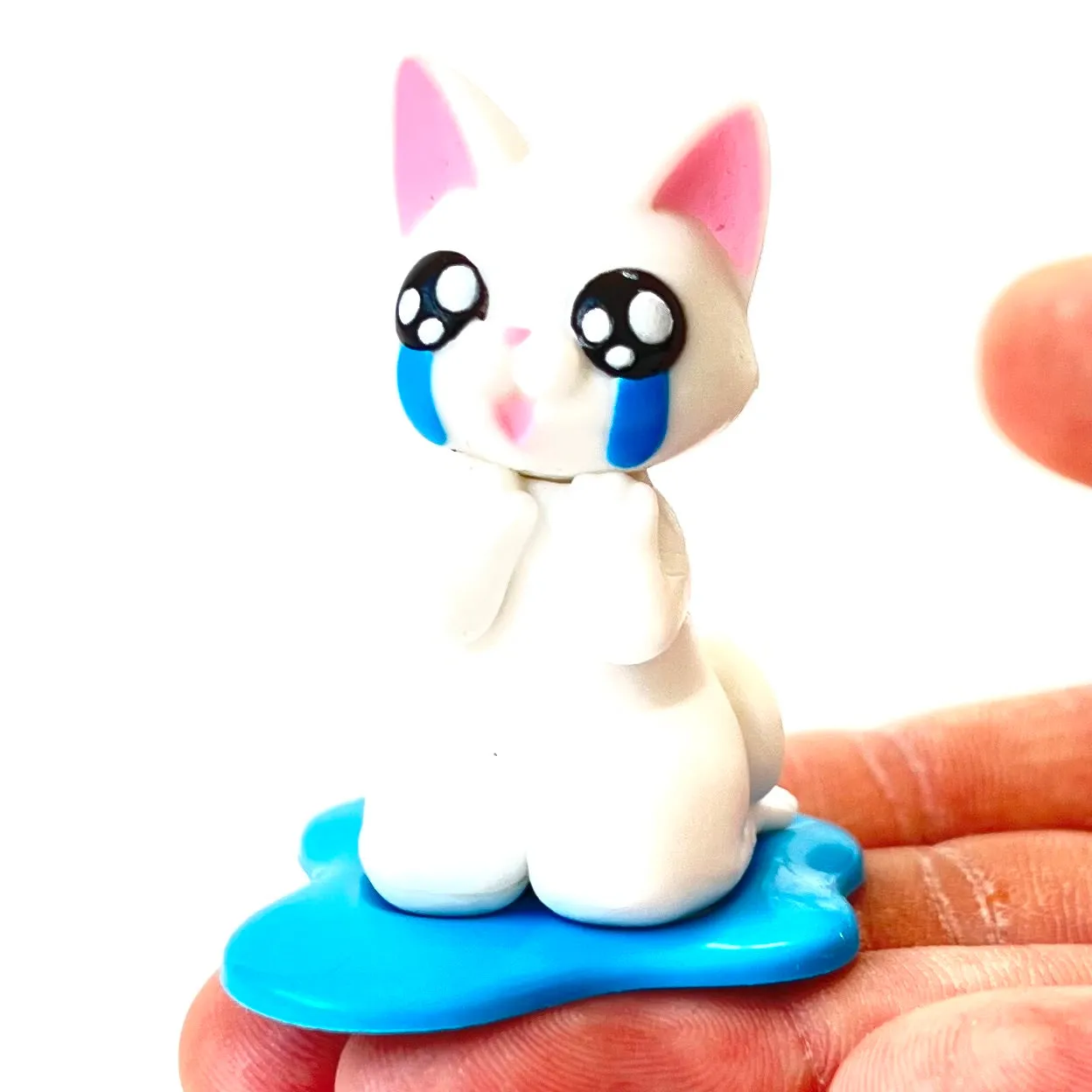 X 70956 Crying Cat Figurine Capsule-DISCONTINUED