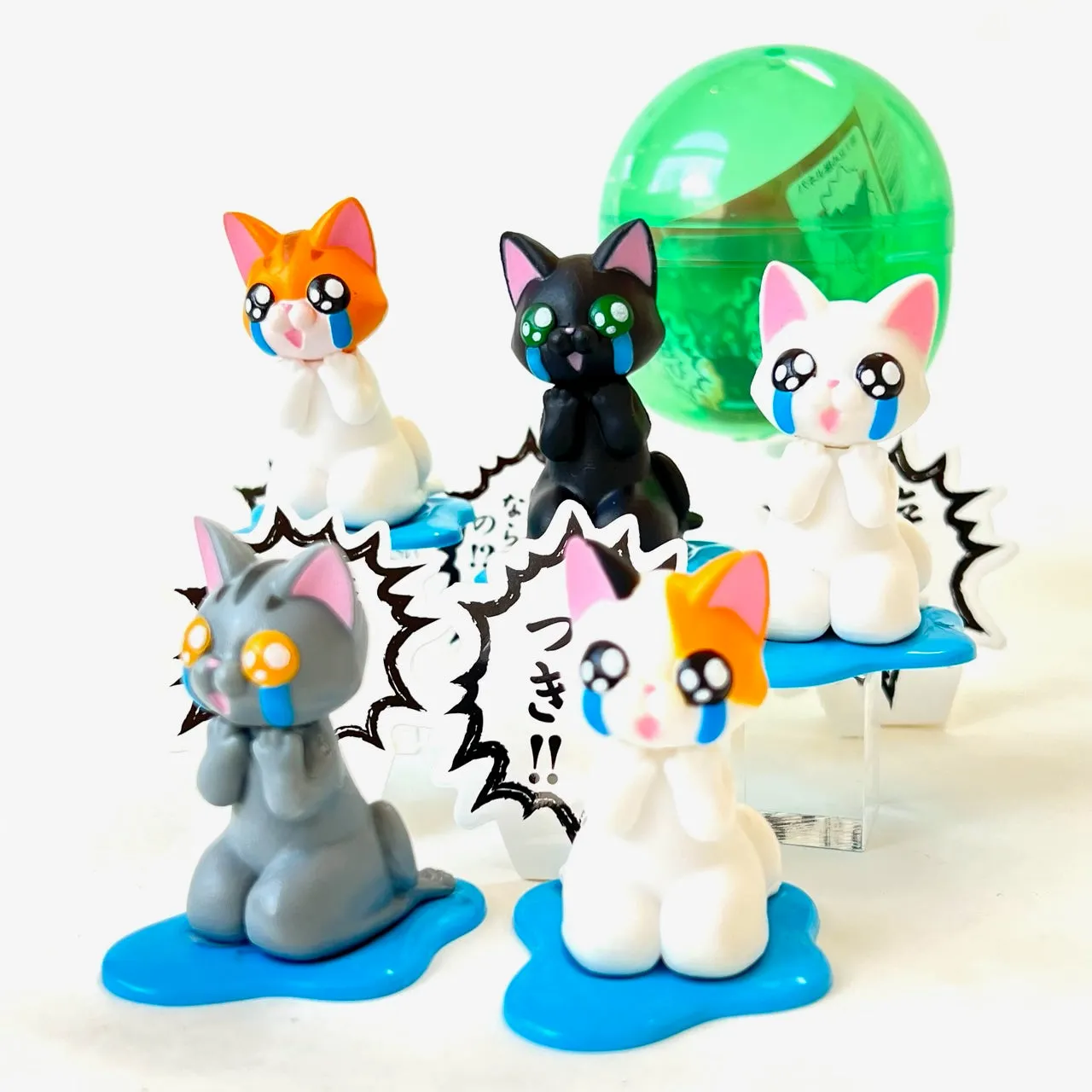 X 70956 Crying Cat Figurine Capsule-DISCONTINUED