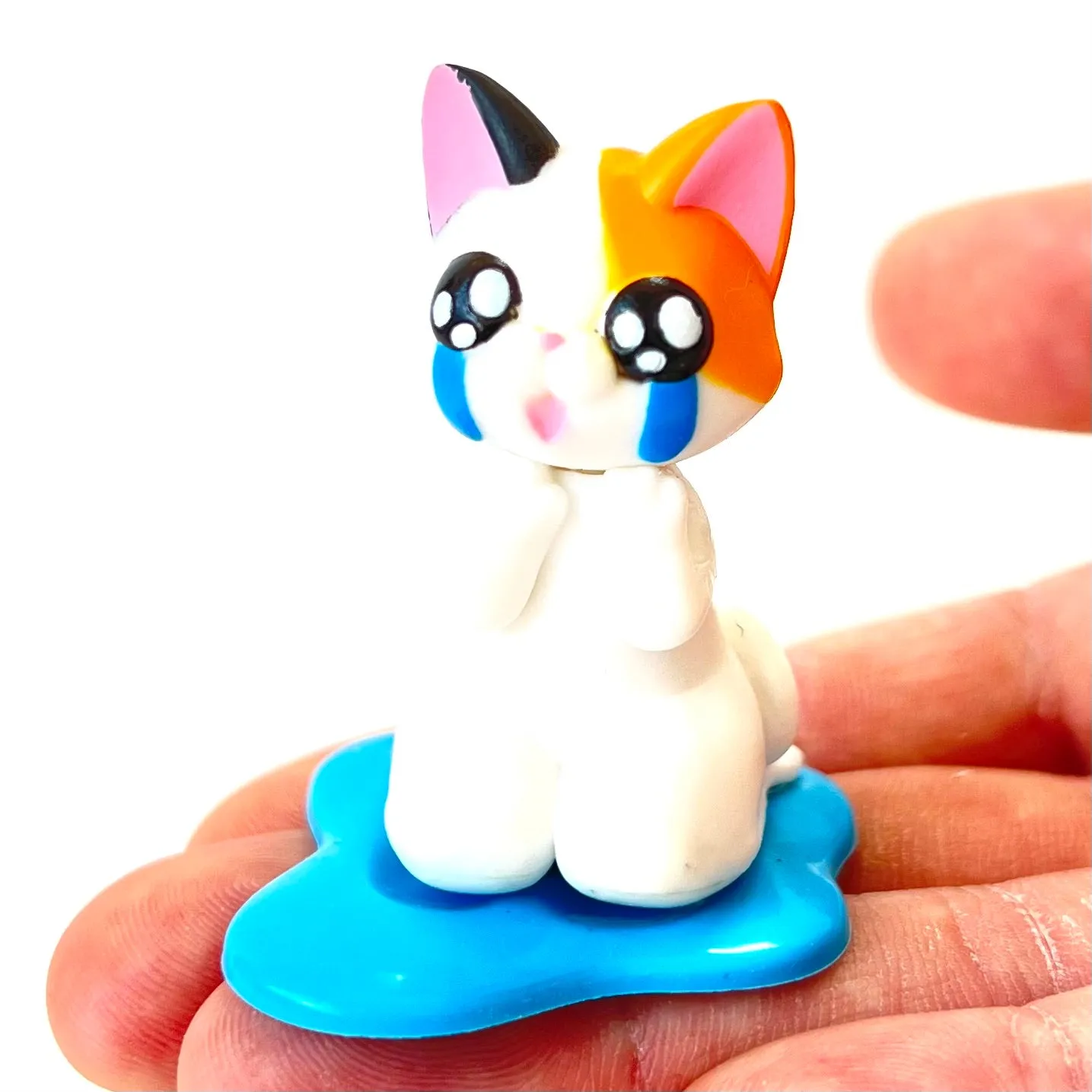 X 70956 Crying Cat Figurine Capsule-DISCONTINUED