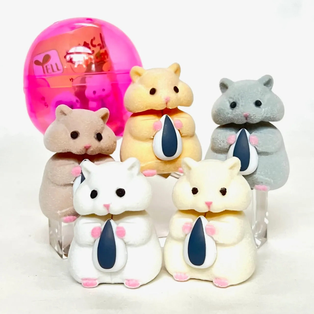 X 70973 Hamster with Seed Figurine Capsule-DISCONTINUED