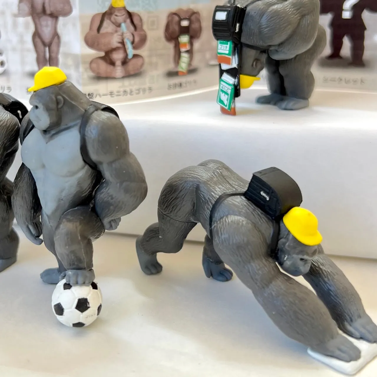 X 70989 Gorilla Students Figurine Capsule-DISCONTINUED