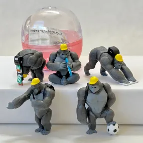 X 70989 Gorilla Students Figurine Capsule-DISCONTINUED