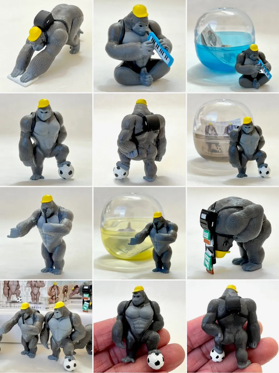 X 70989 Gorilla Students Figurine Capsule-DISCONTINUED